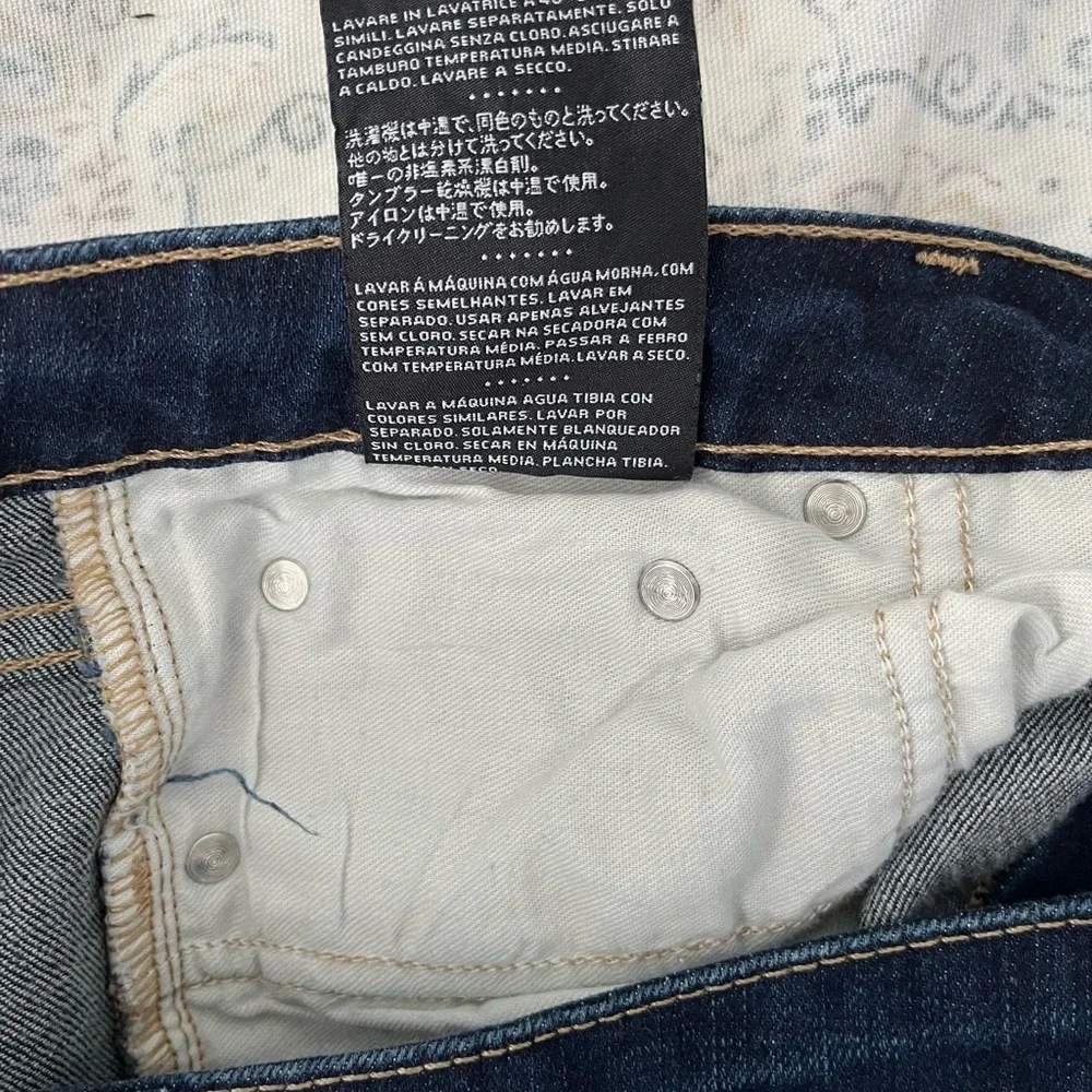 Harley-Davidson‎ Blue Straight Leg Jeans with Classic Design